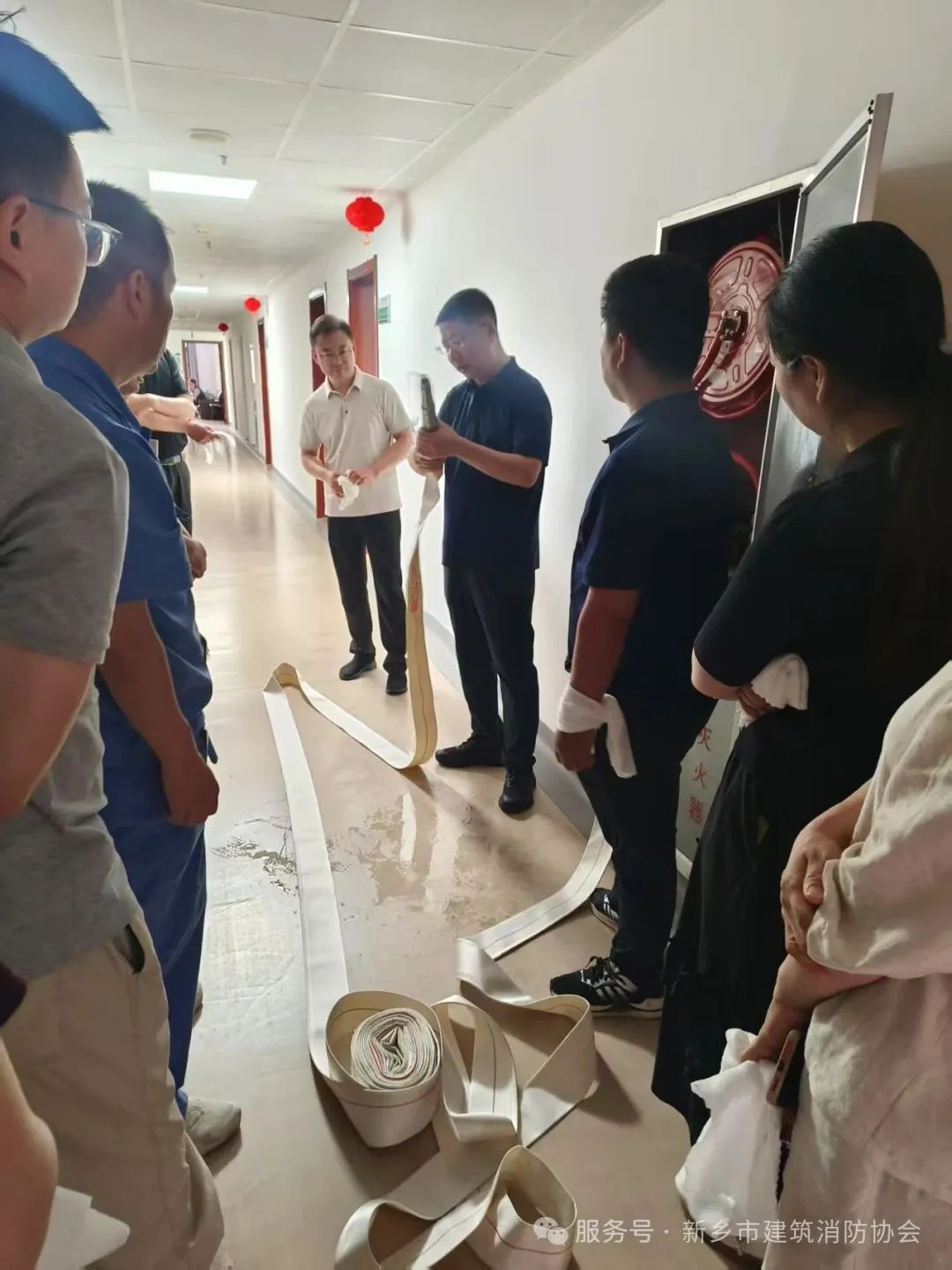 协会深入国药中原医院管理有限公司开展“实战化”消防安全培训